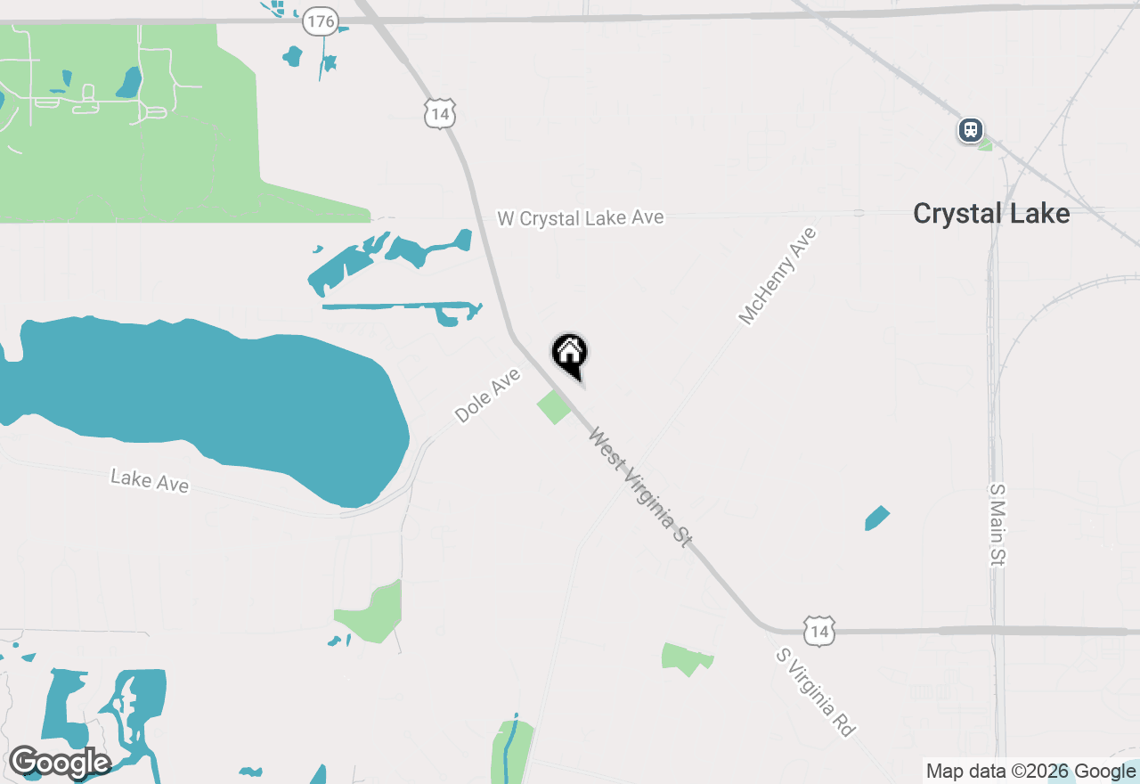 Map of 430 W Virginia Street #430, Crystal Lake, IL 60014