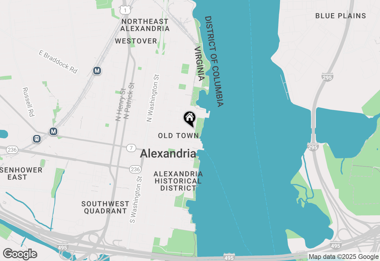 Map of 117 Quay Street, Alexandria, VA 22314