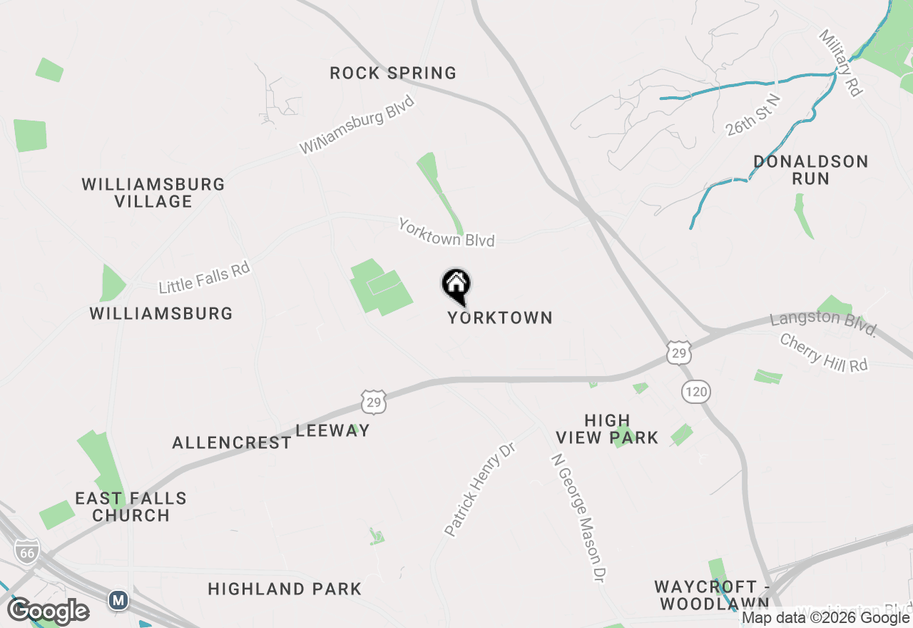 Map of 2525 N Florida Street, Arlington, VA 22207