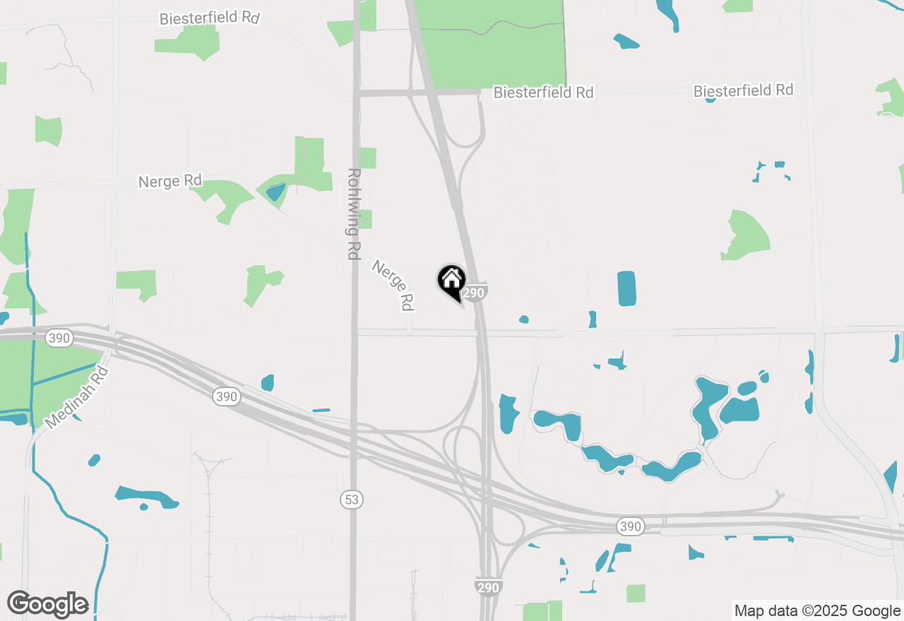 Map of 1002 Bonaventure Drive, Elk Grove Village, IL 60007