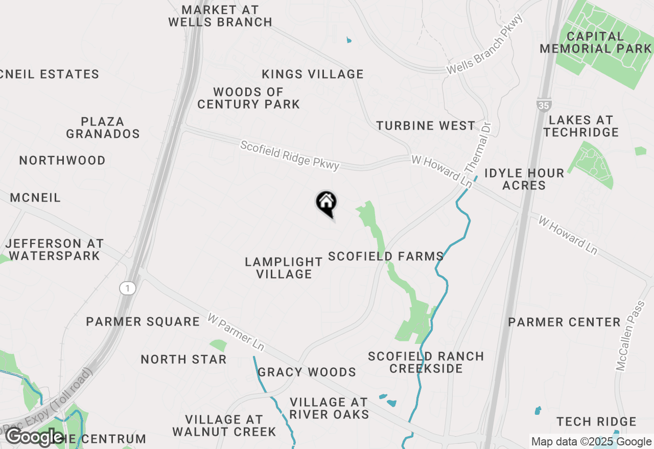 Map of 13102 Dauphine St, Austin, TX 78727