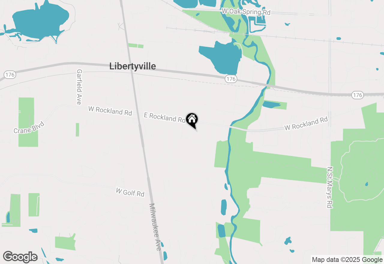 Map of 600 Buckingham Place, Libertyville, IL 60048