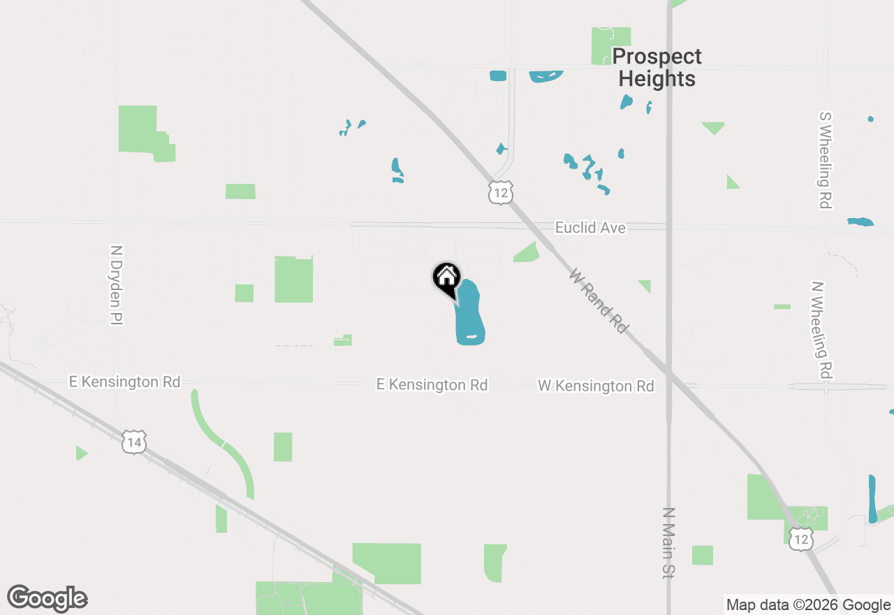 Map of 123 N Peartree Lane, Arlington Heights, IL 60004