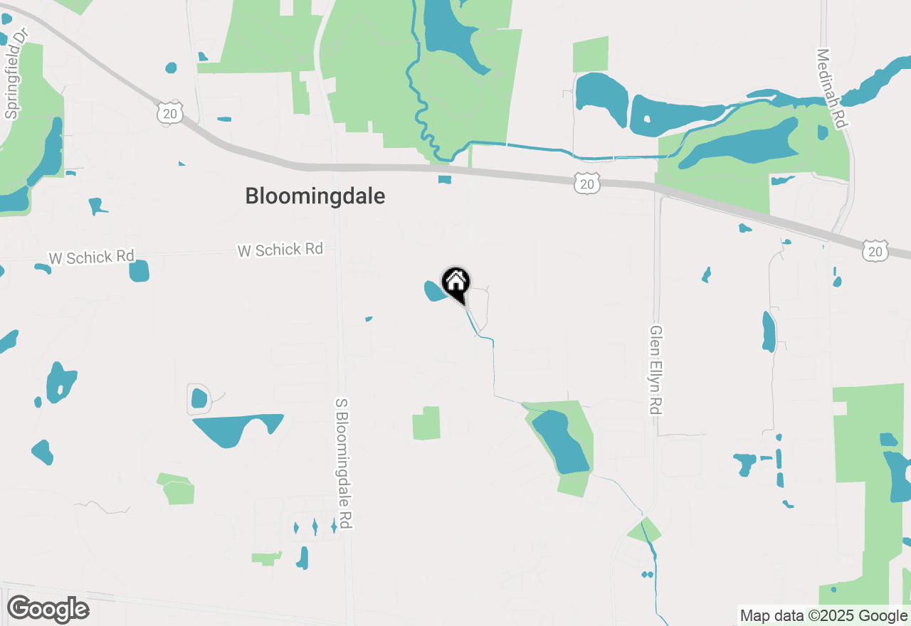 Map of 190 Bourne Lane, Bloomingdale, IL 60108