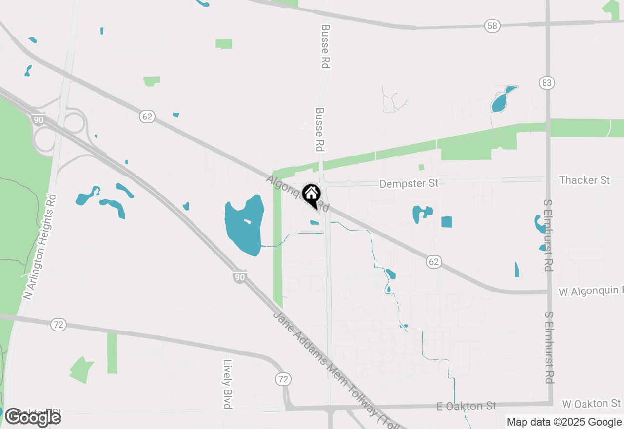 Map of 1717 W Crystal Lane #610, Mount Prospect, IL 60056