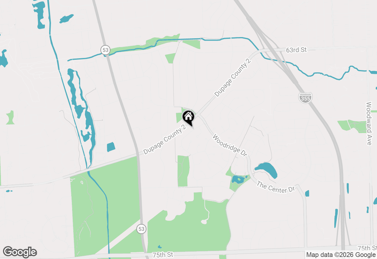Map of 2924 Roberts Drive #8, Woodridge, IL 60517