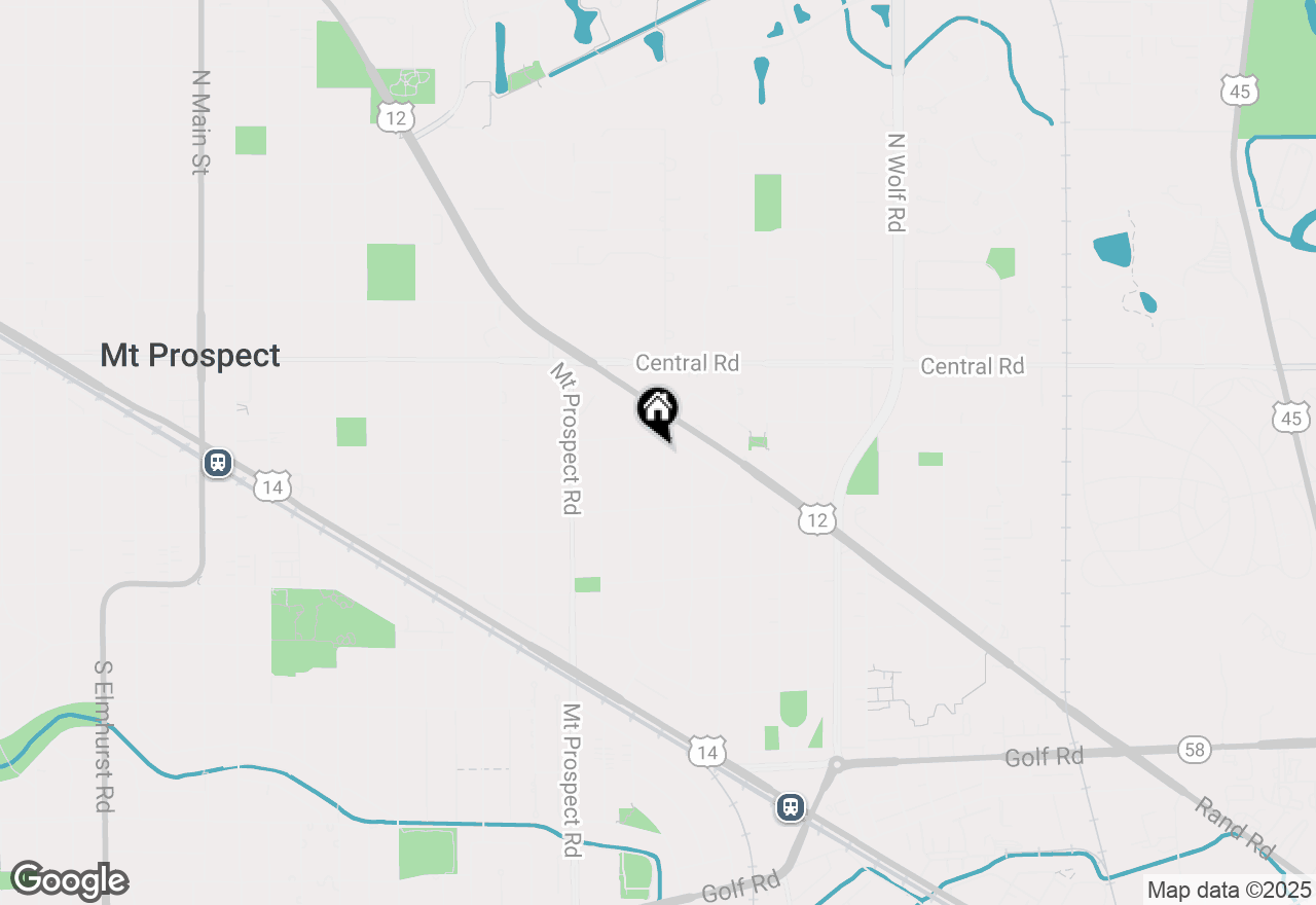 Map of 576 Amherst Avenue, Des Plaines, IL 60016