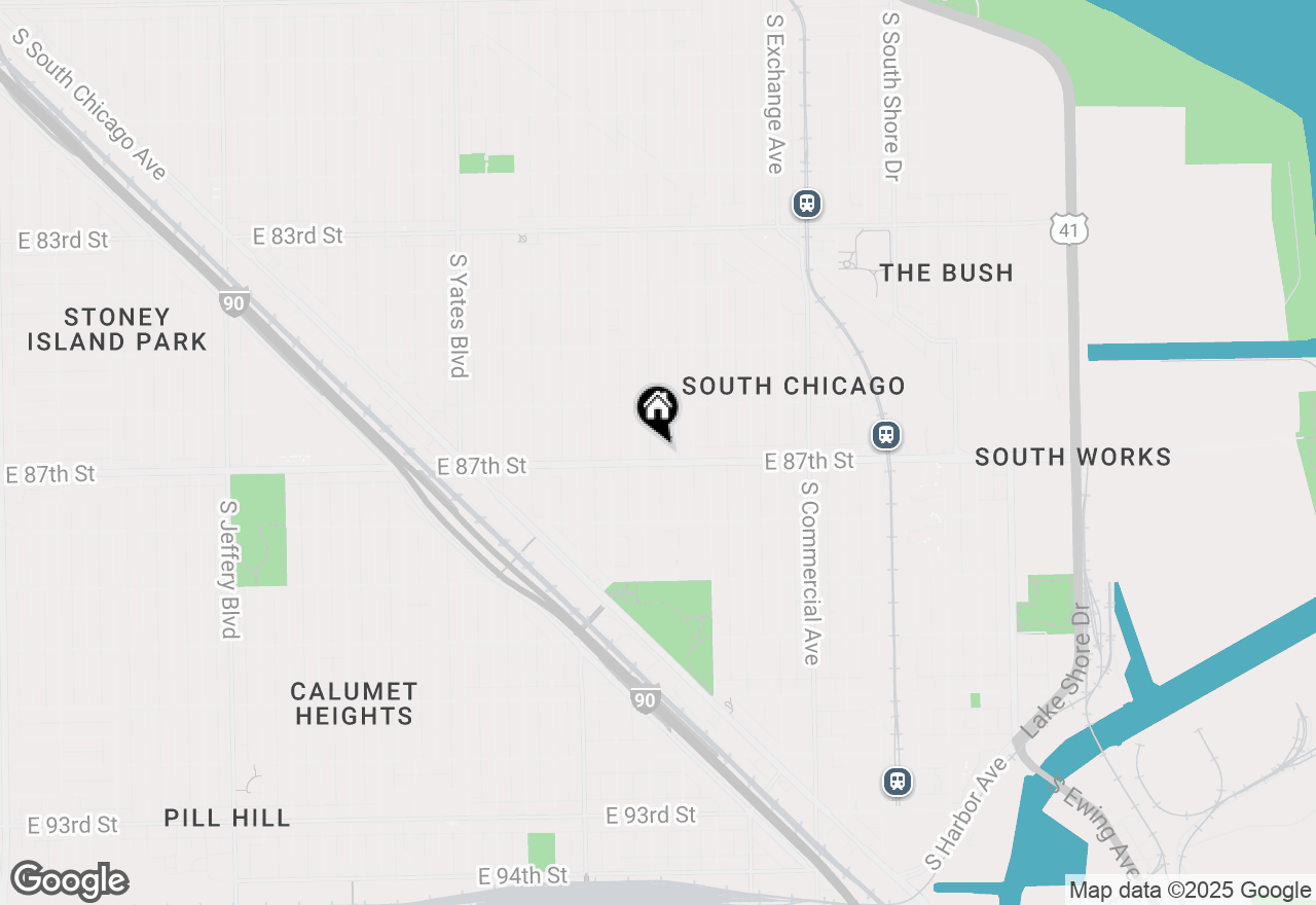 Map of 8650 S Manistee Avenue, Chicago, IL 60617