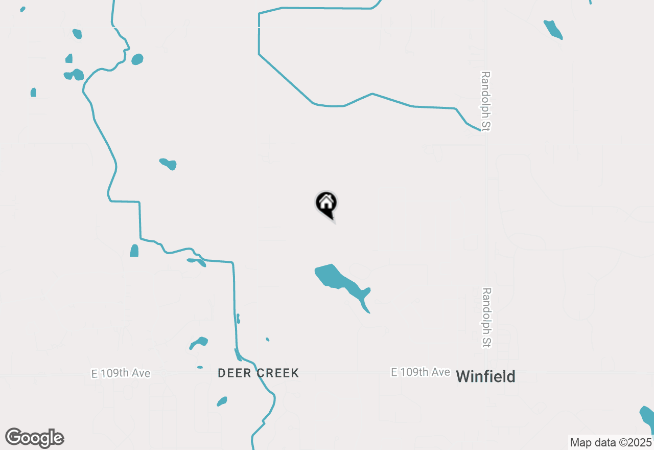 Map of 6731 E 103rd Avenue, Crown Point, IN 46307