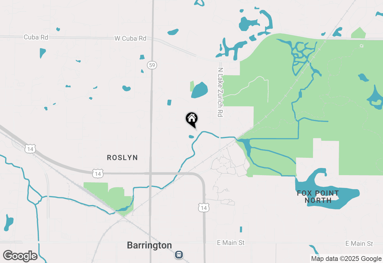 Map of 870 Georgetowne Lane, Barrington, IL 60010