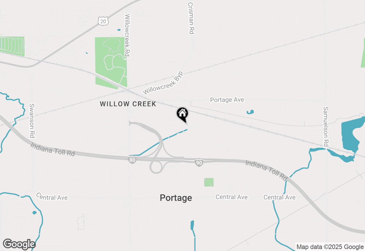Map of 6208 Lakewood Avenue, Portage, IN 46368
