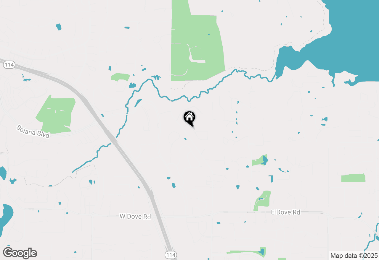 Map of 113 Welford Lane, Southlake, TX 76092