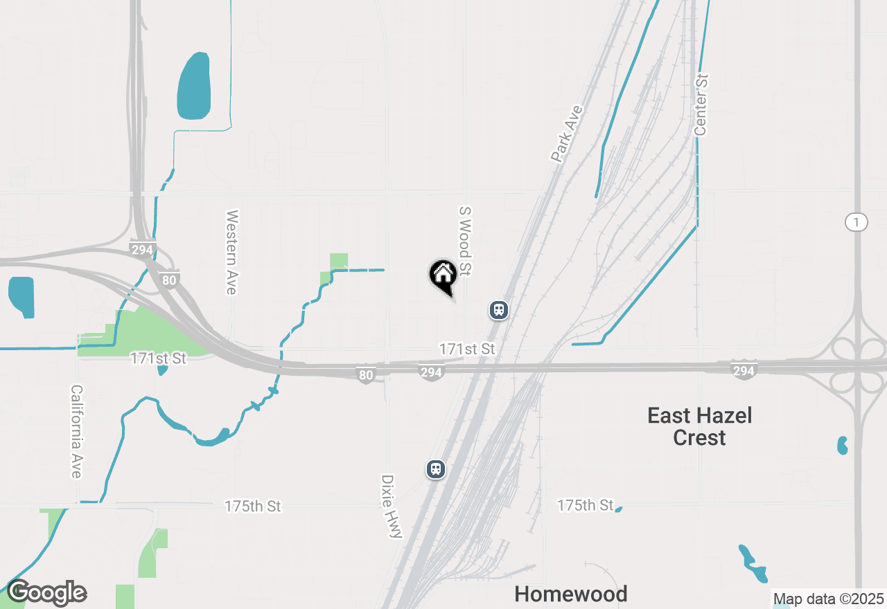 Map of 1822 170th Street, Hazel Crest, IL 60429