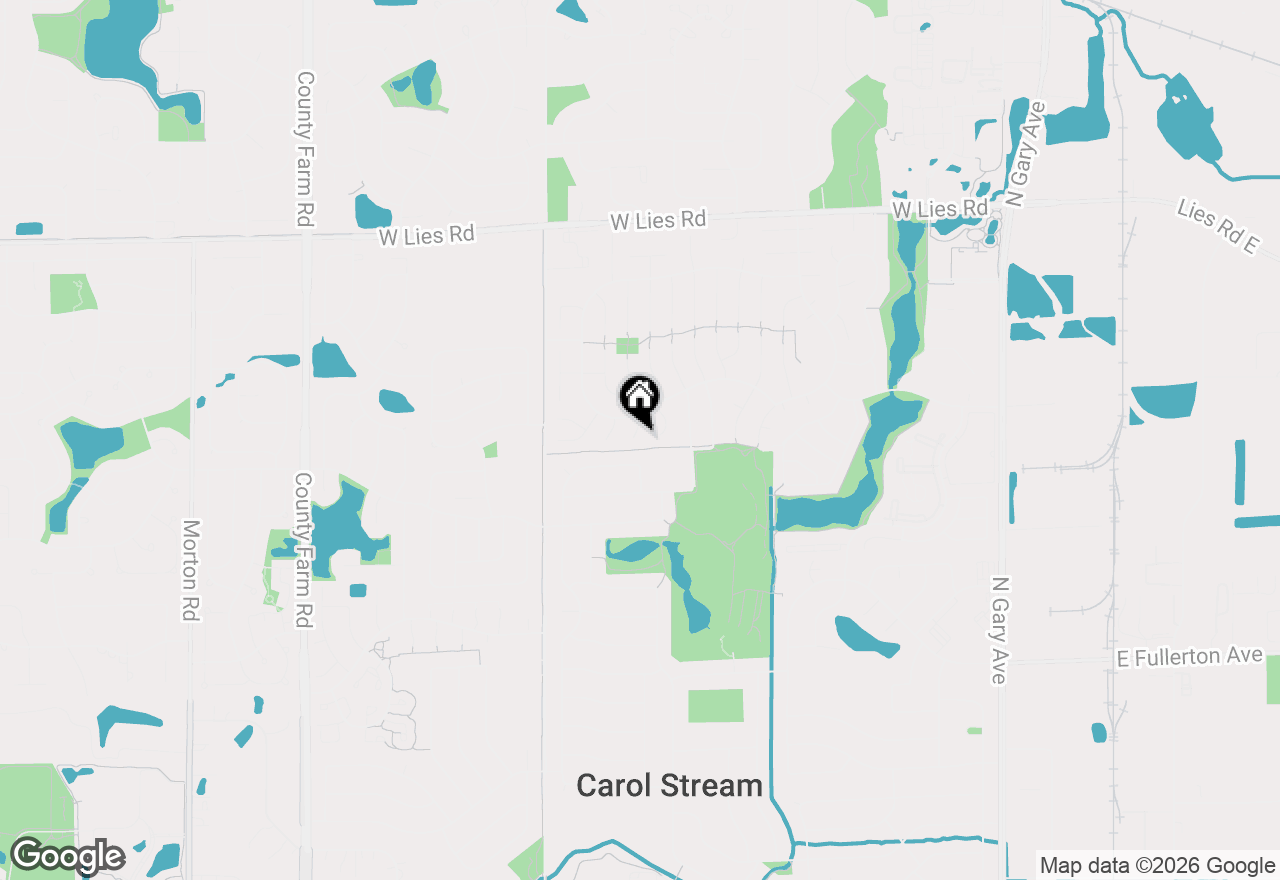 Map of 793 Santa Fe Court, Carol Stream, IL 60188