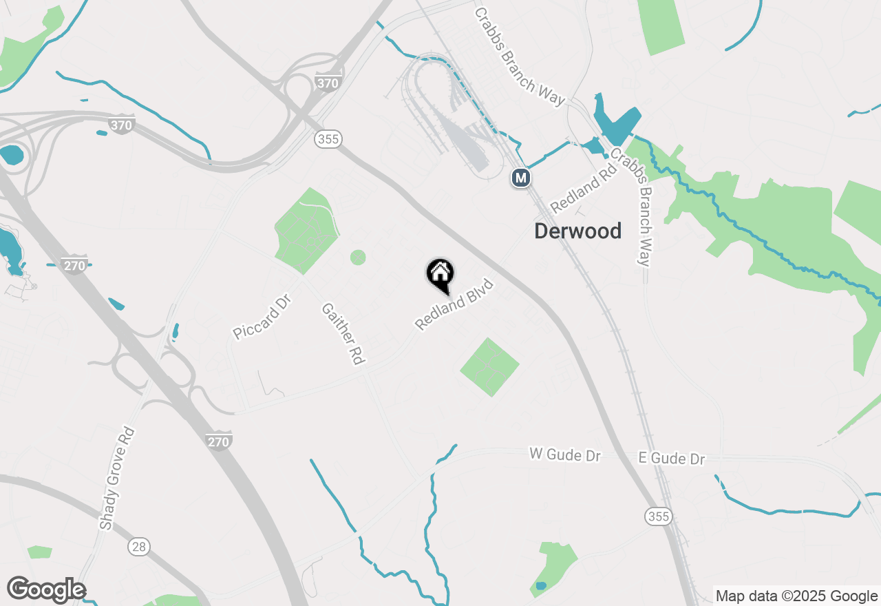 Map of 303 Redland Boulevard #102, Rockville, MD 20850