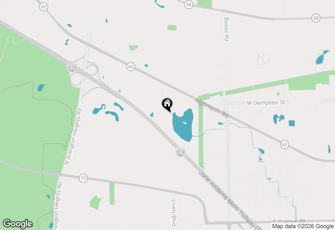 Map of 2753 S Cedar Glen Drive, Arlington Heights, IL 60005