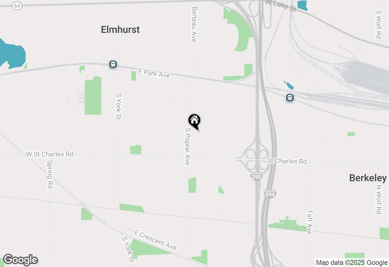 Map of 333 E Huntington Lane, Elmhurst, IL 60126