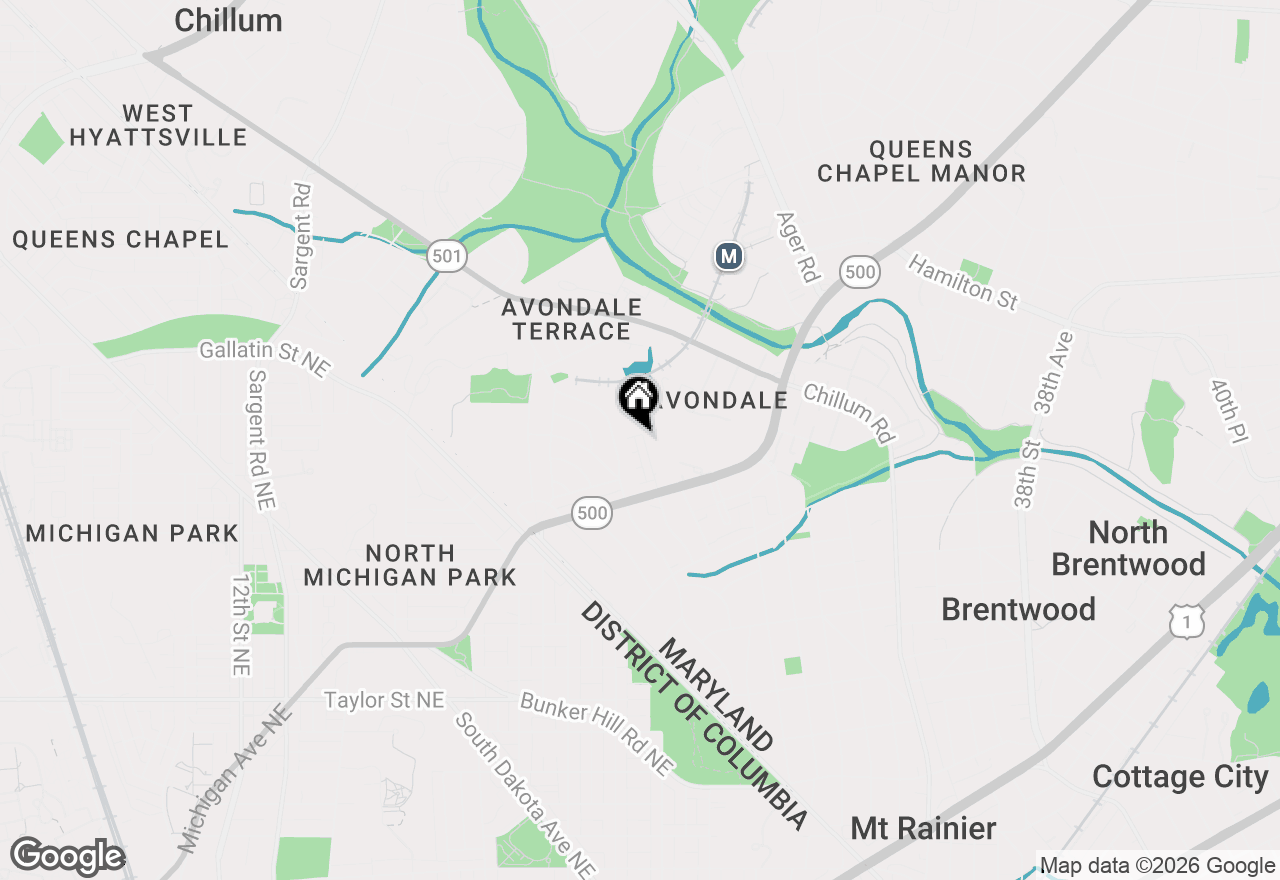 Map of 4917 Crest View Drive, Hyattsville, MD 20782
