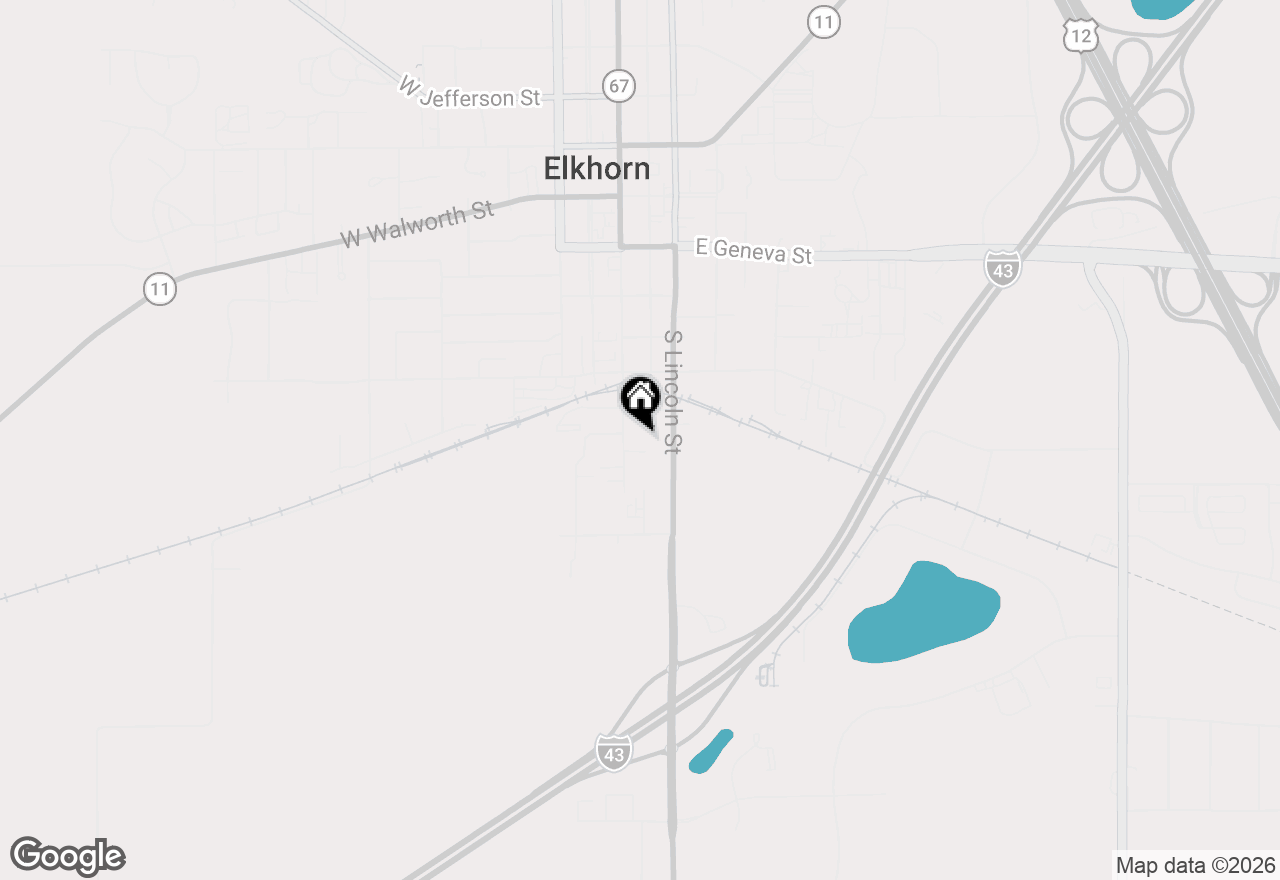 Map of 10 Prescott St, Elkhorn, WI 53121