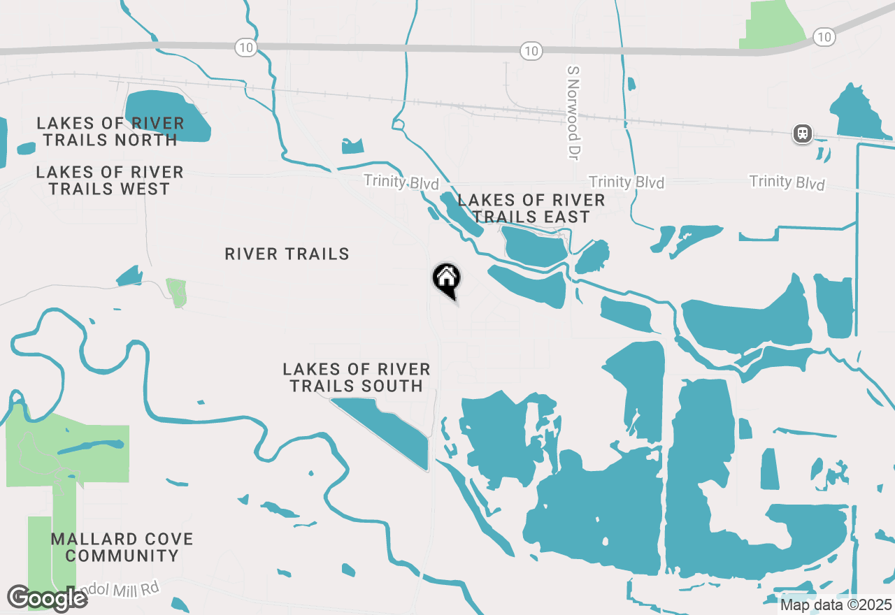 Map of 2632 Trinity Trail Way, Fort Worth, TX 76118
