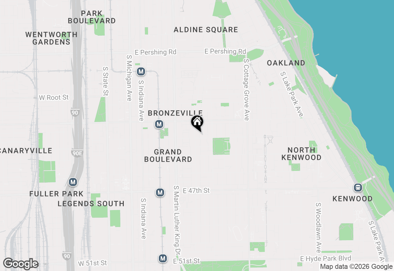 Map of 4351 S Vincennes Avenue #2, Chicago, IL 60653