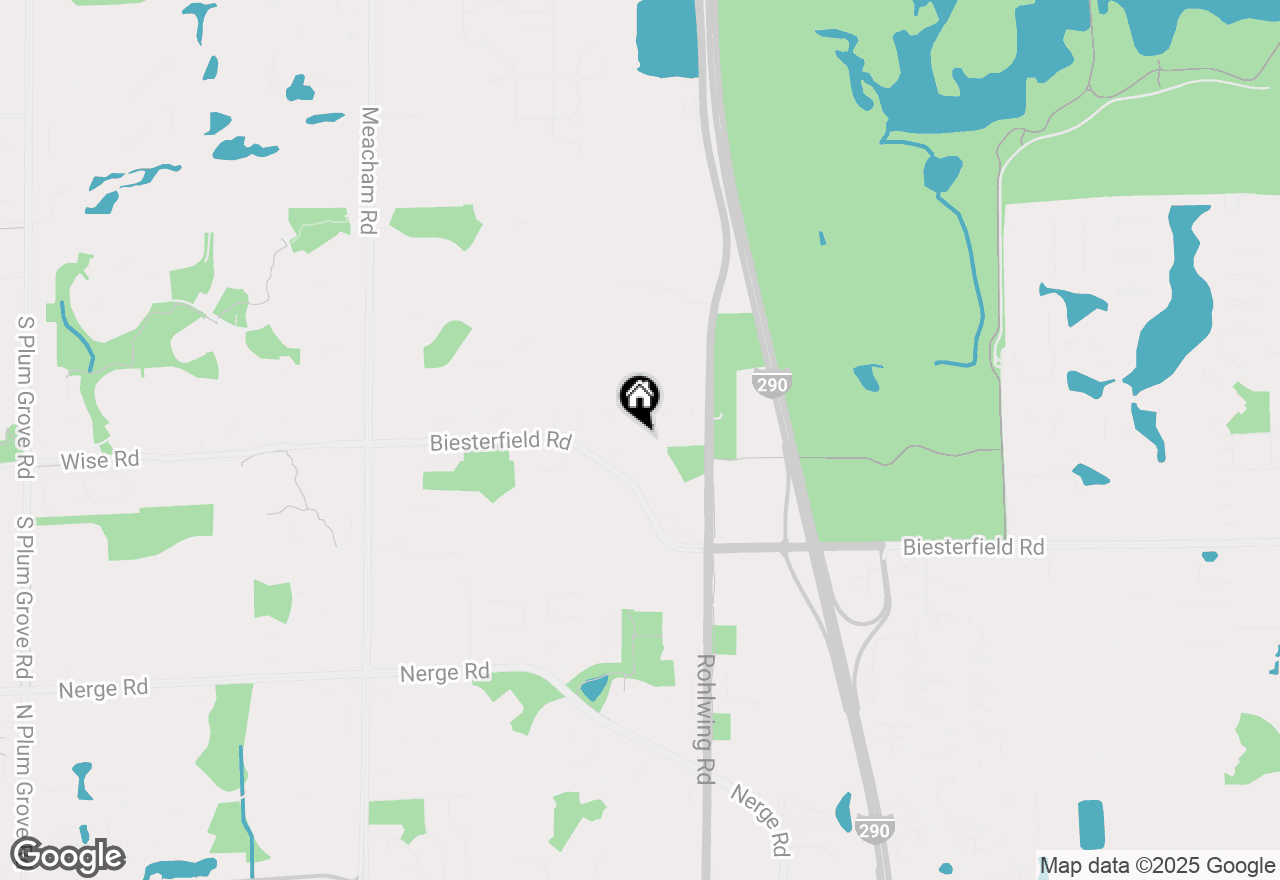 Map of 1260 Robin Drive, Elk Grove Village, IL 60007