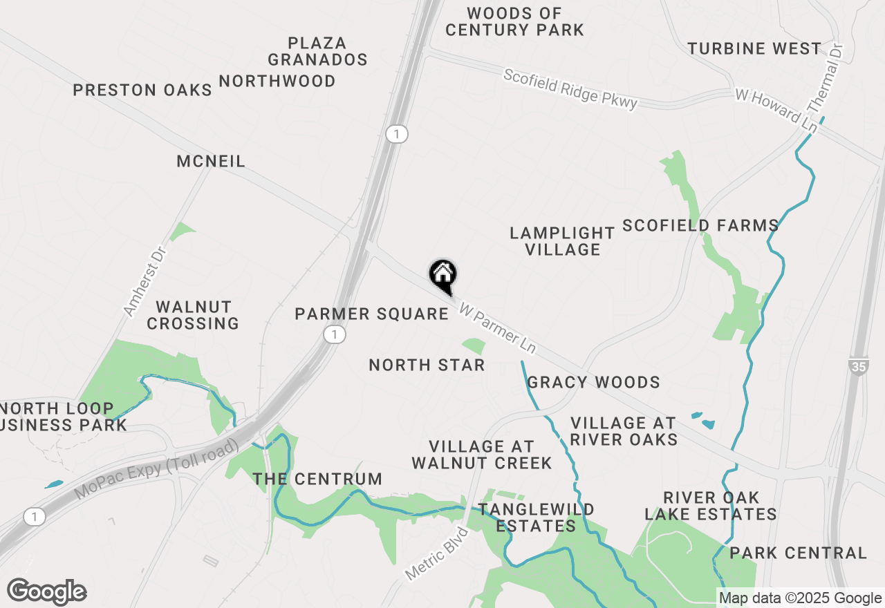 Map of 2207 W Parmer Ln, Austin, TX 78727