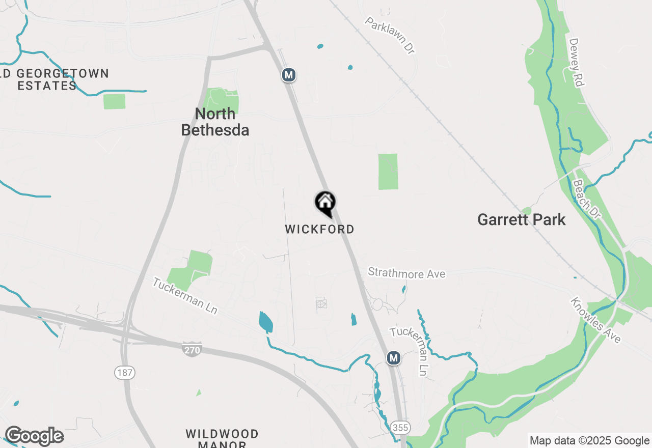 Map of 10931 Wickshire Way #K-1, North Bethesda, MD 20852