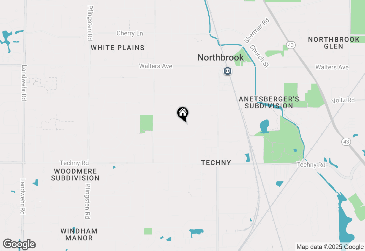 Map of 2207 Brentwood Road, Northbrook, IL 60062