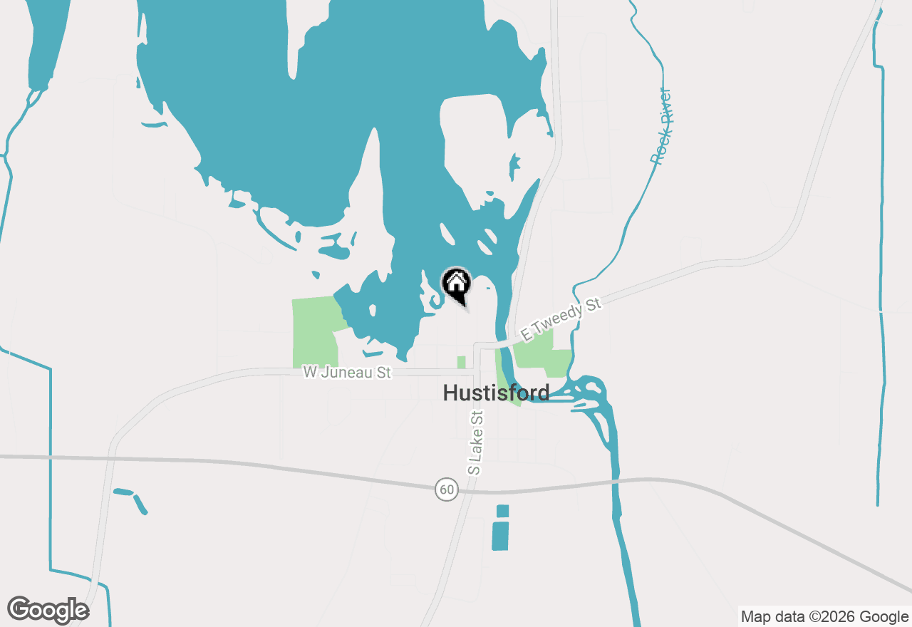 Map of 267 N Ridge Street, Hustisford, WI 53034