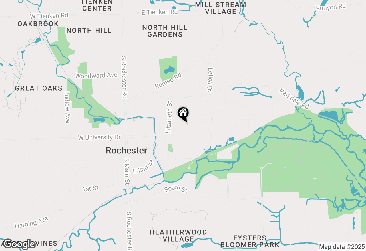 Map of 536 Rewold Drive, Rochester, MI 48307