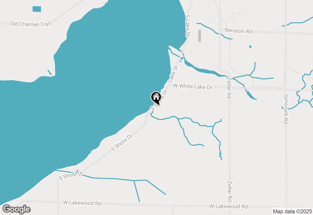 Map of 4497 S Shore Drive, Whitehall, MI 49461