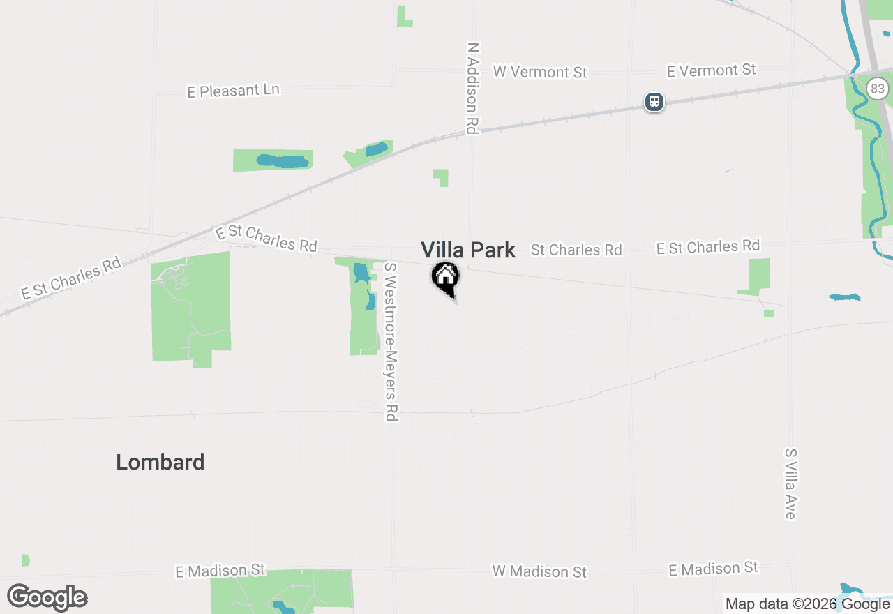 Map of 68 S 3rd Avenue, Lombard, IL 60148