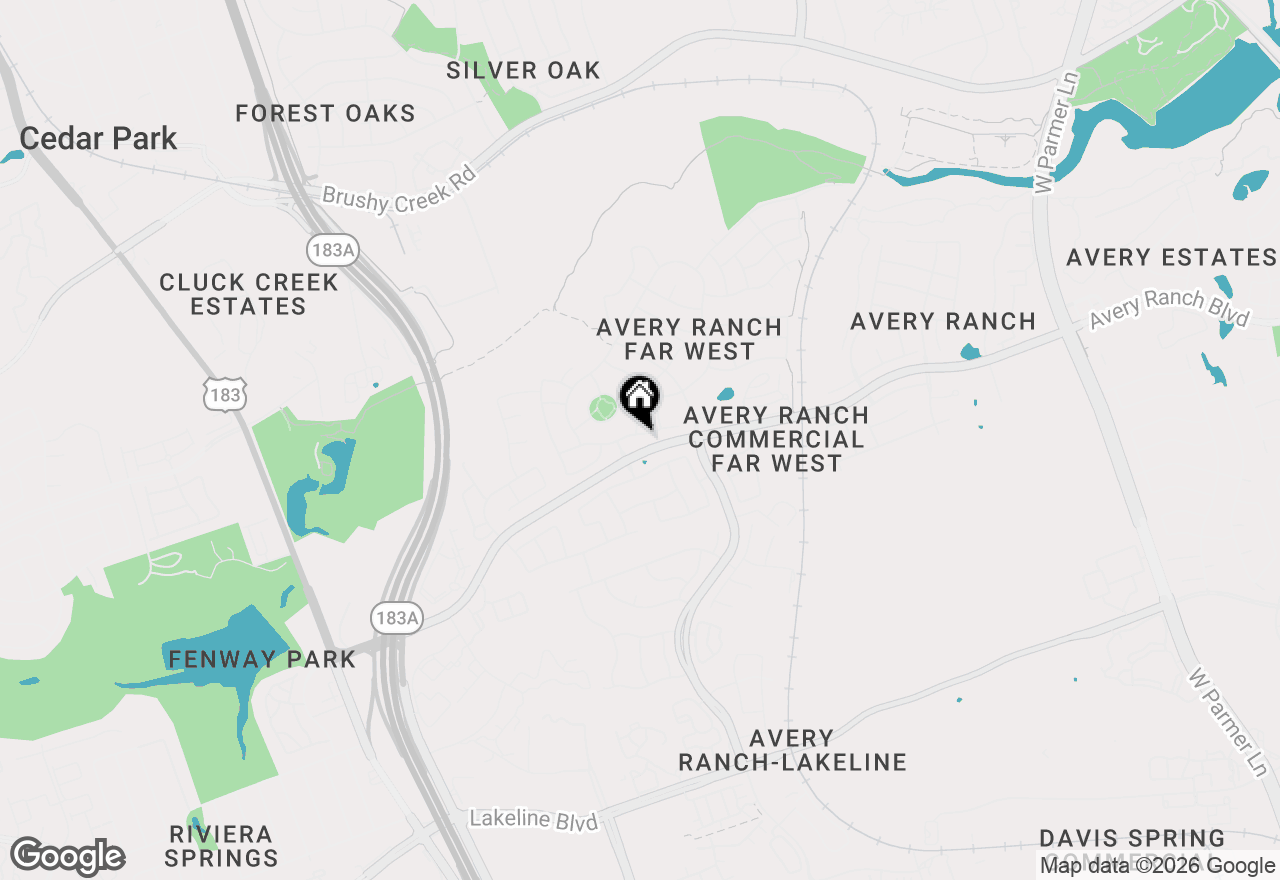 Map of 14301 Rountree Ranch Ln, Austin, TX 78717
