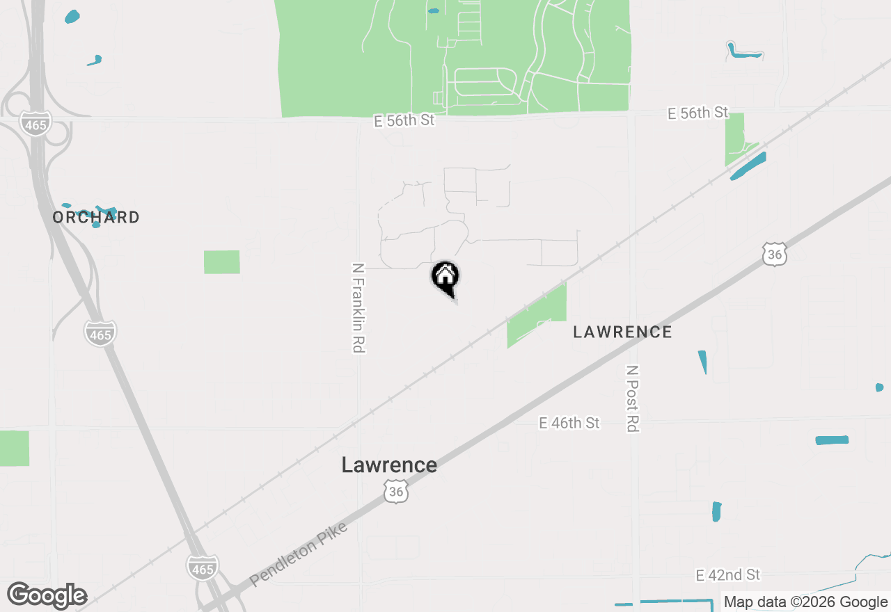 Map of 8304 Schoen Drive, Indianapolis, IN 46226