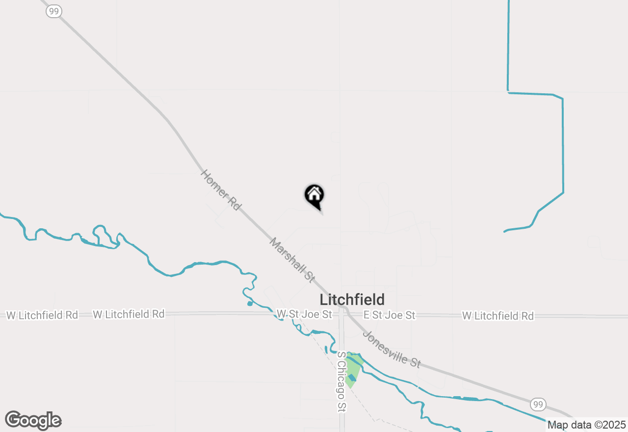 Map of 189 Washington Street, Litchfield, MI 49252