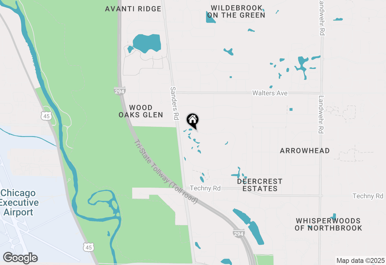 Map of 3955 Mission Hills Road #D, Northbrook, IL 60062