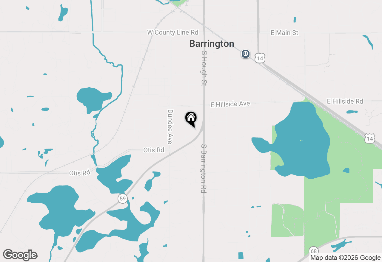 Map of 824 Skyline Drive, Barrington, IL 60010