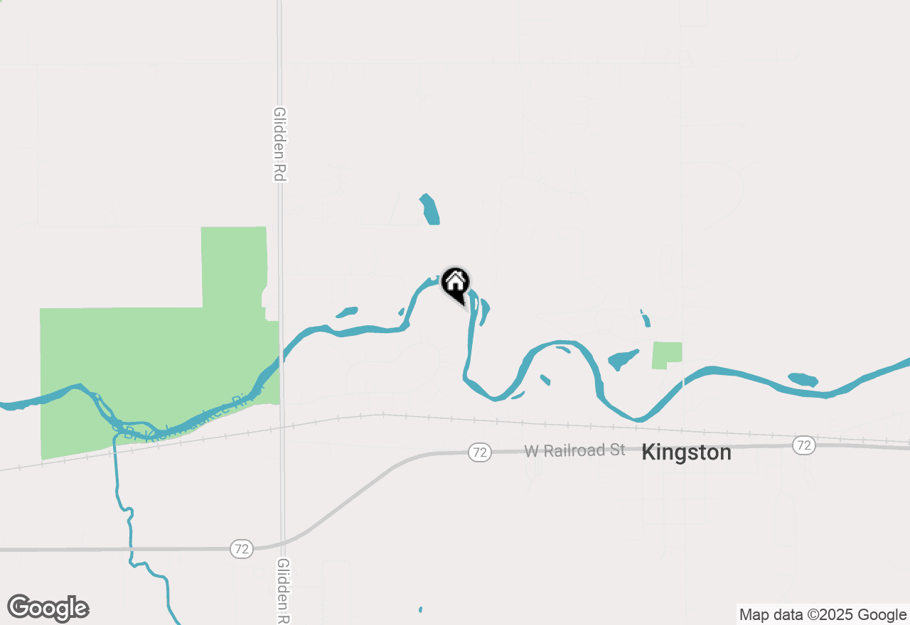 Map of 8805 N Rood Road, Kingston, IL 60145