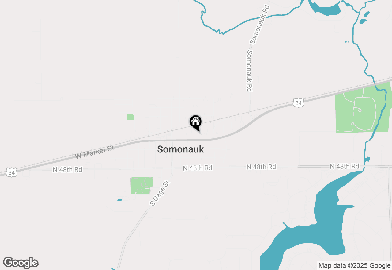 Map of 365 E Dale Street, Somonauk, IL 60552