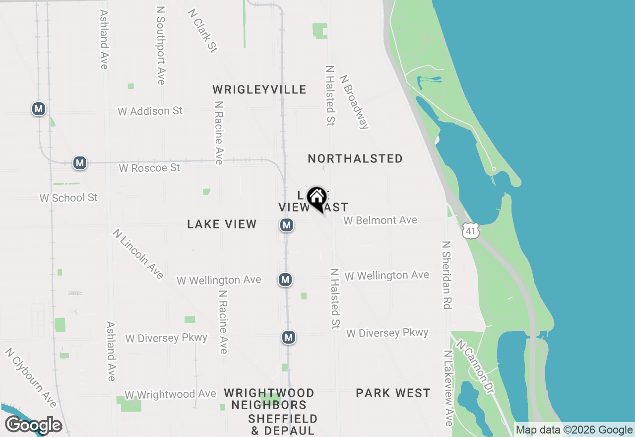Map of 3205 N Clark Street, Chicago, IL 60657
