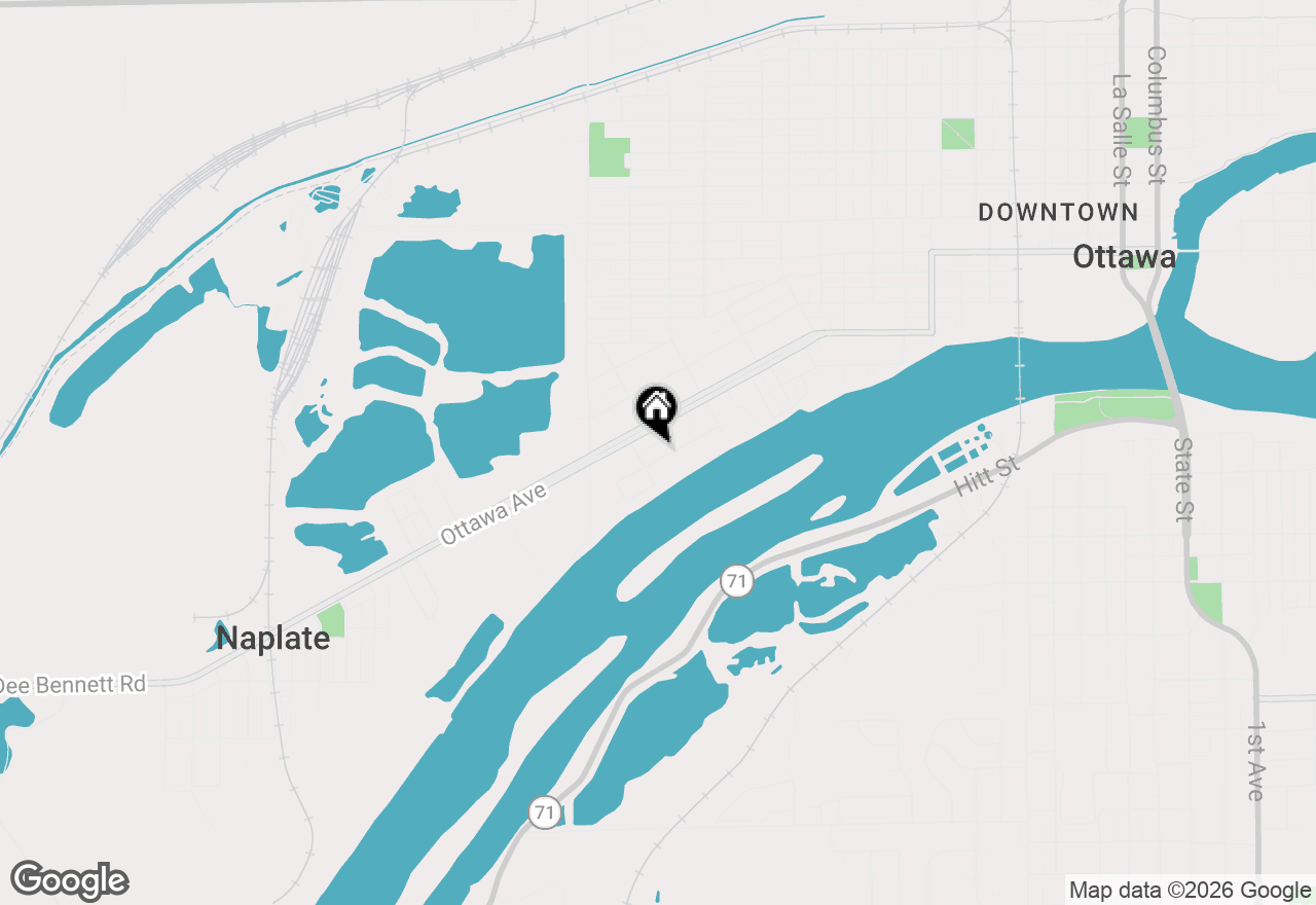 Map of 1456 Birchlawn Place, Ottawa, IL 61350