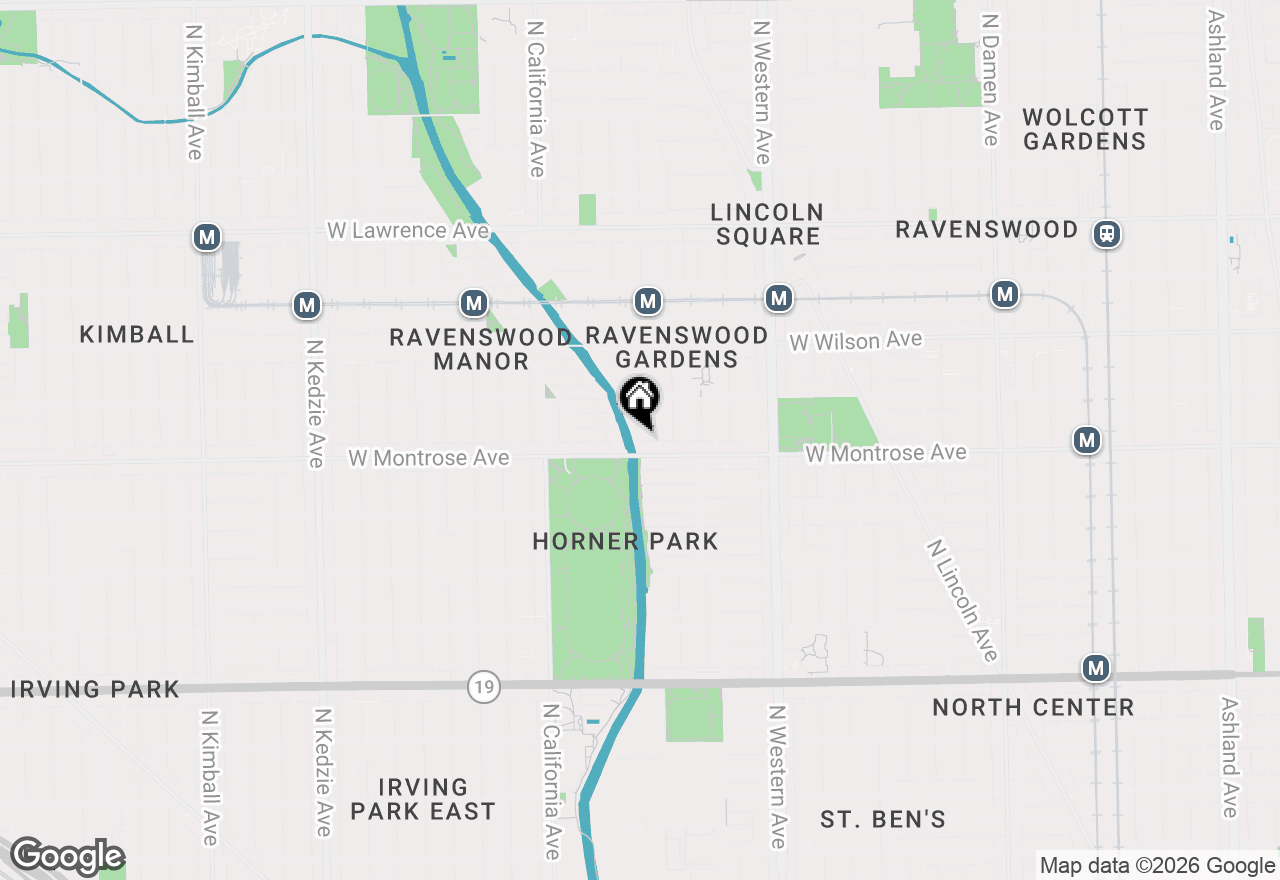 Map of (Address confidential), Chicago, Illinois 60625