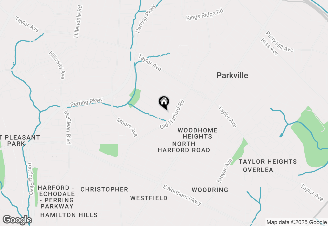 Map of 2614 Canterbury Road, Baltimore, MD 21234