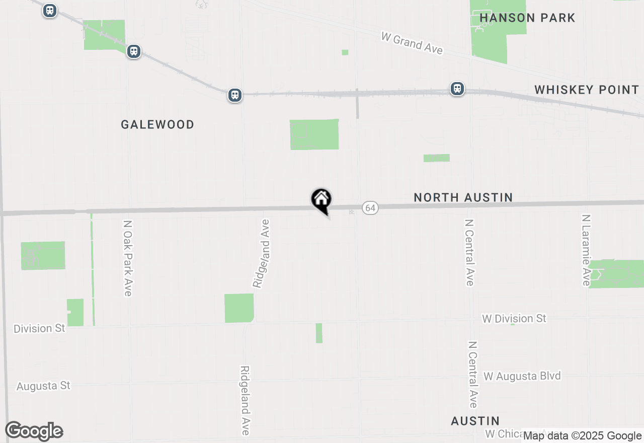 Map of 1225 N Taylor Avenue, Oak Park, IL 60302