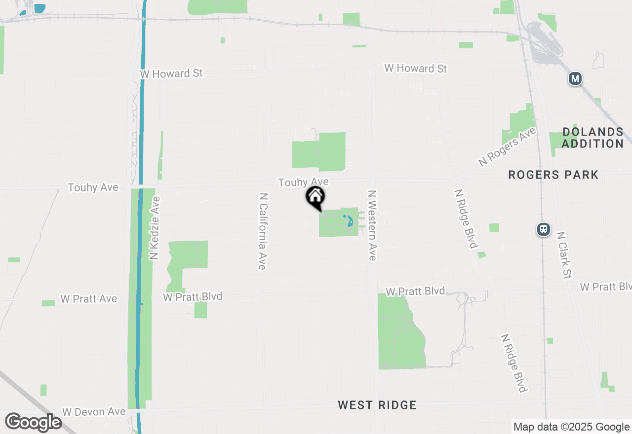 Map of (Address confidential), Chicago, Illinois 60645