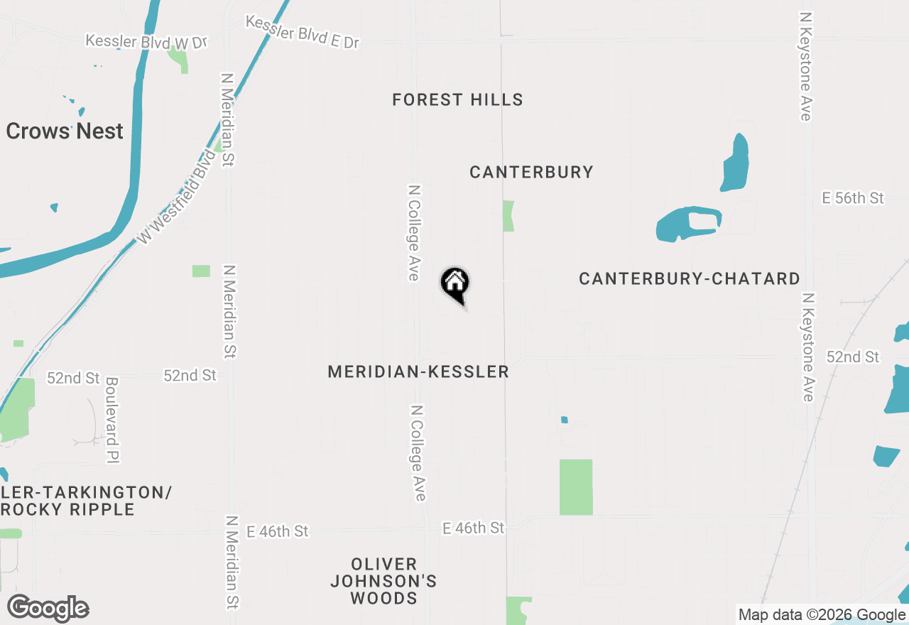 Map of 5321 Carrollton Avenue, Indianapolis, IN 46220