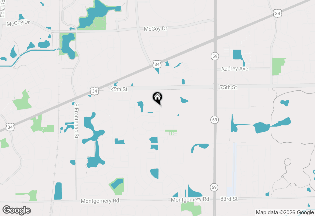 Map of 4121 Blackstone Drive #4121, Aurora, IL 60504