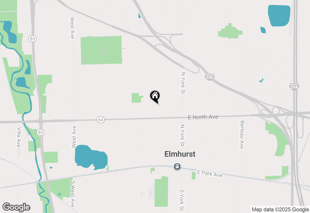 Map of 318 N Maple Avenue, Elmhurst, IL 60126