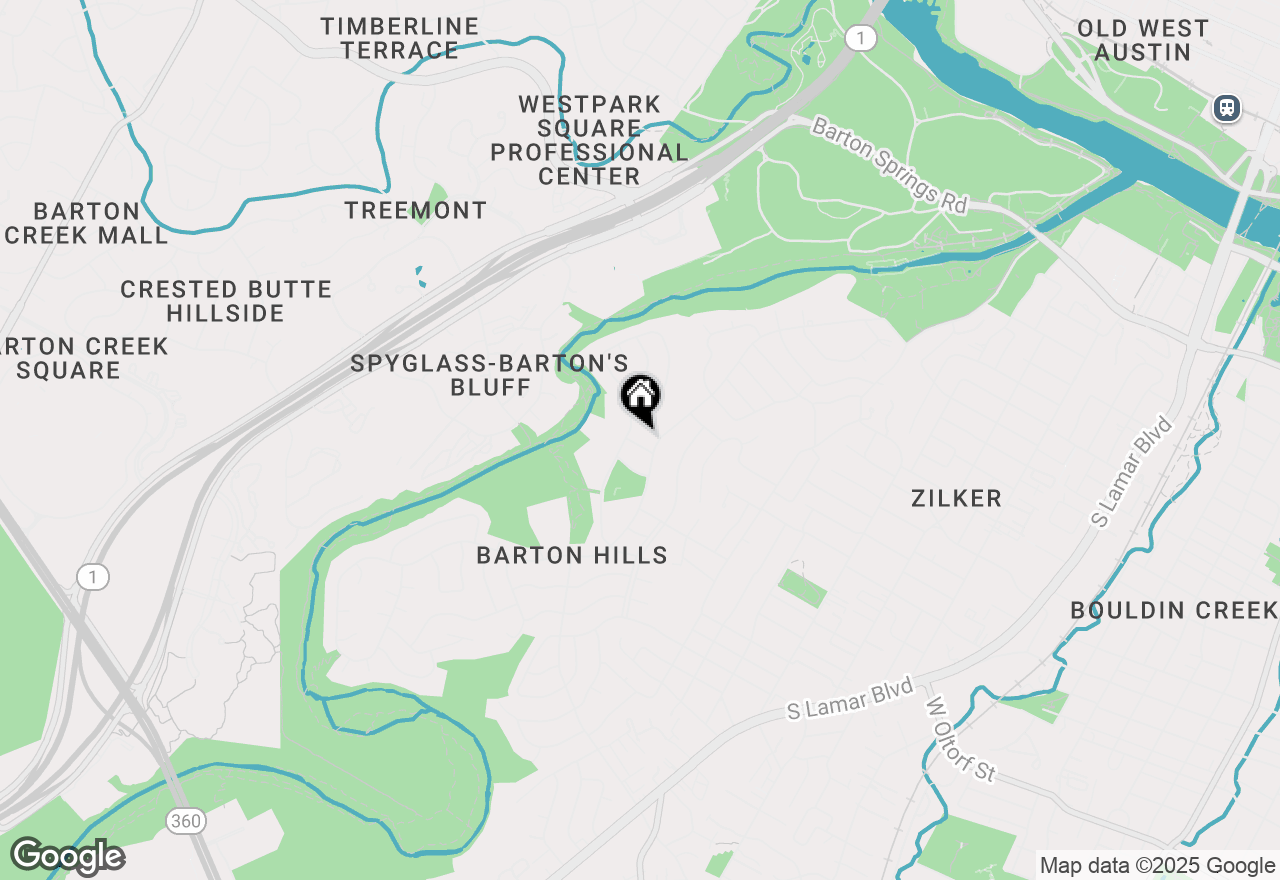 Map of 2604 Foxglen Dr, Austin, TX 78704